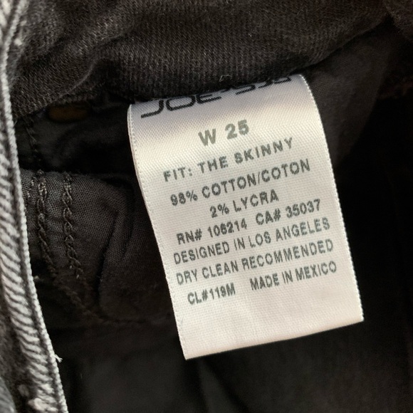 Joe’s Jeans The Skinny Dark Denim Jeans W25 - Picture 4 of 7